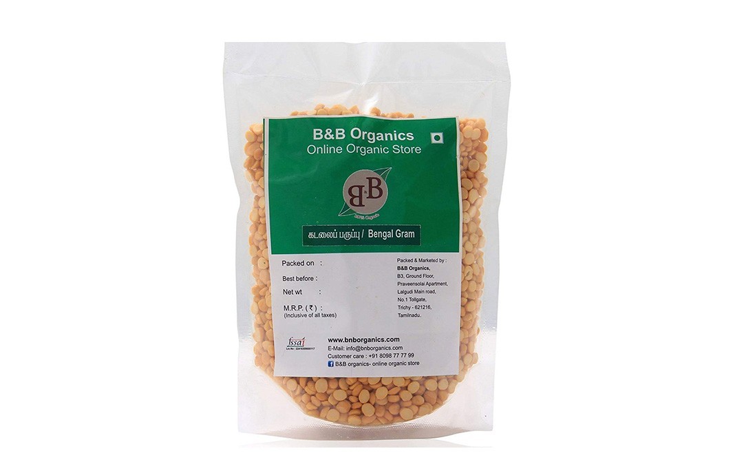 B&B Organics Bengal Gram    Pack  1 kilogram